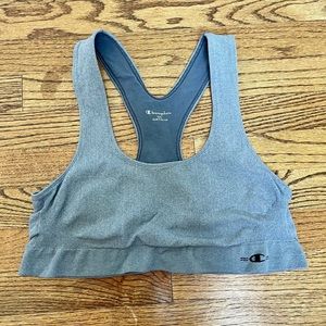 Champion Grey Racerback Sports Bra